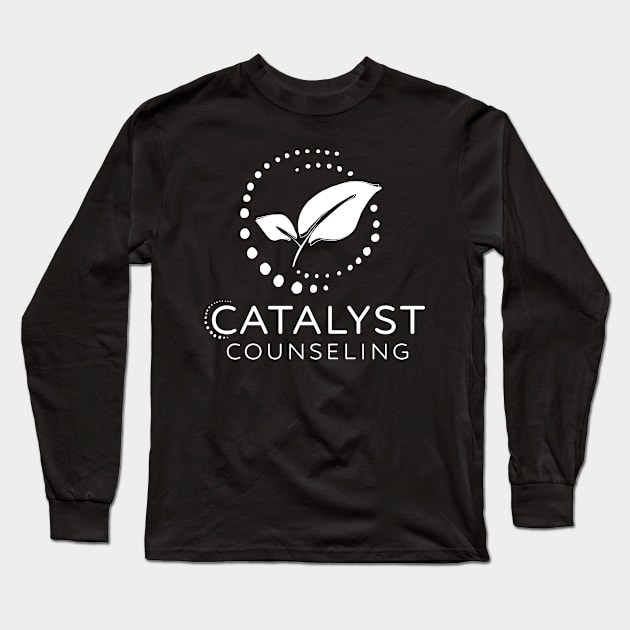 Catalyst White Long Sleeve T-Shirt by Say What?! Ict